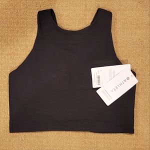 Athleta NWT Conscious Crop Top Black